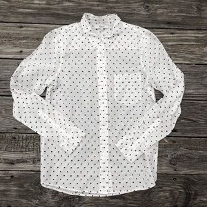EUC Madewell Button Down Size SmallWith Hearts